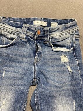 KanCan Light Blue Distressed Kids Skinny Jeans